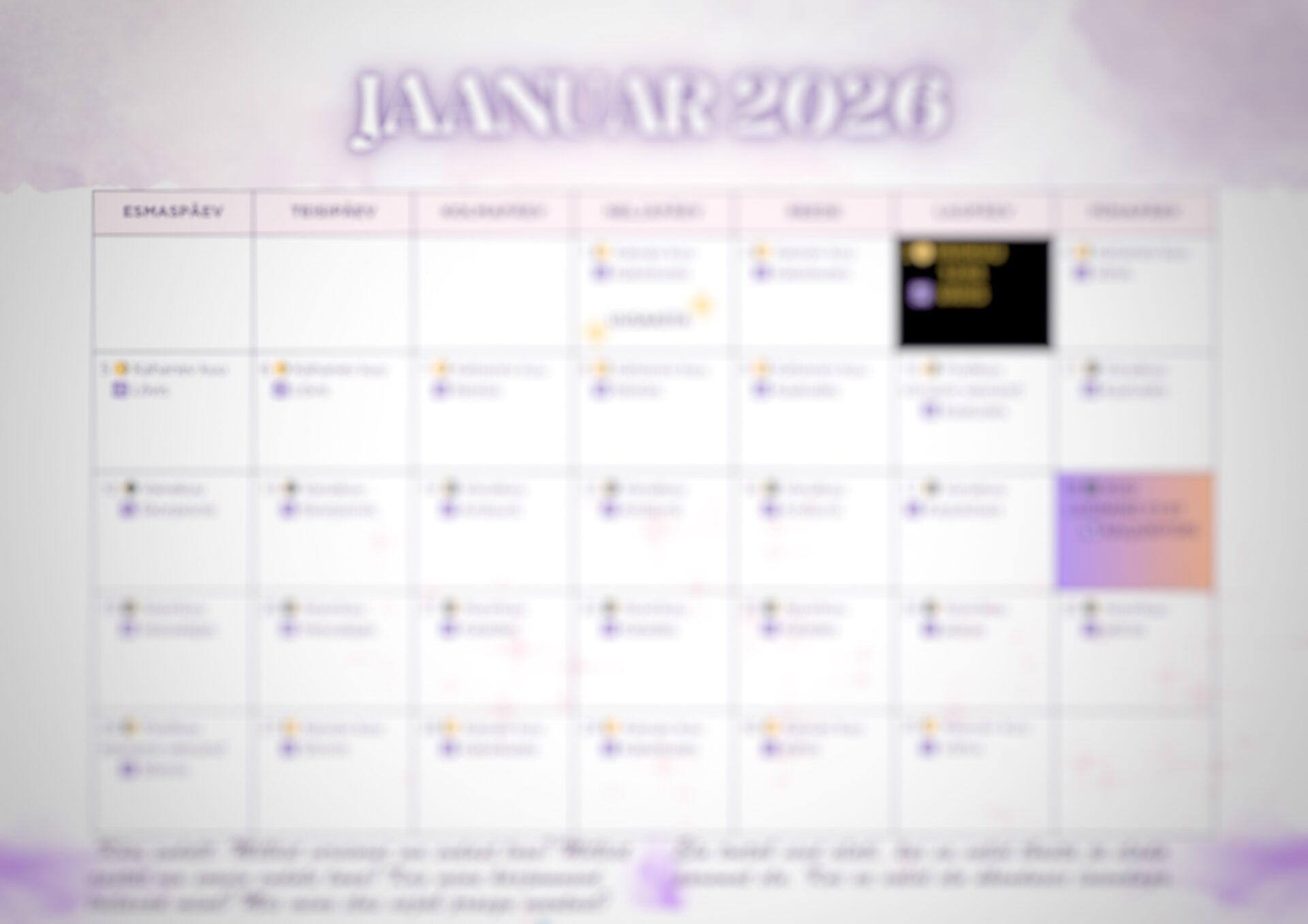 ASTROLOOGILINE KALENDER 2026 - Image 3