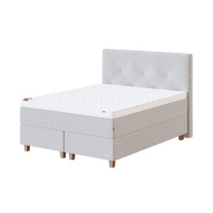 SLEEPWELL BLACK CONTINENTAL SAHTLITEGA KONTINENTAALVOODI PEHME 180X200