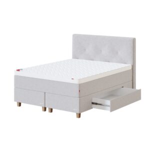 Alternative view of SLEEPWELL BLACK CONTINENTAL SAHTLITEGA KONTINENTAALVOODI PEHME 180X200